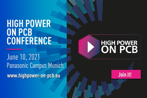 Save the date - and register now: High power switching on PCB
