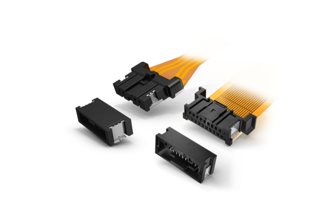 20 pins, two rows: New CF2 board-to-FPC connector available