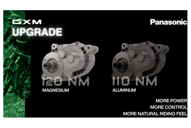 Panasonic Upgrades GXM E-Bike System to up to 120 Nm