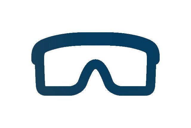 Fume extraction, touch panel & protective goggles