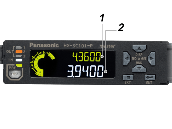 HG-S Easy-to-understand 2-line digital display Panasonic Industry