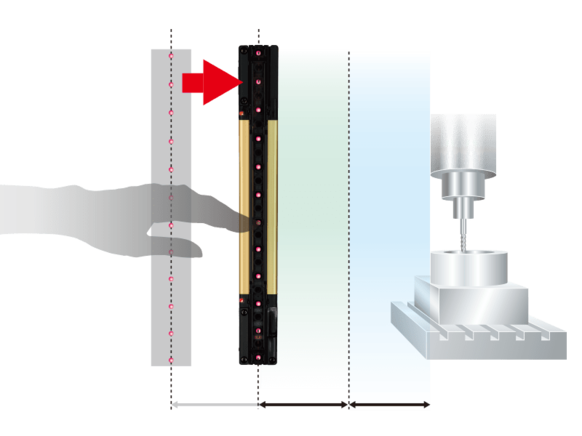 Sensors Safety light SF4D Response time max. 10ms for a single light curtain Panasonic Industry