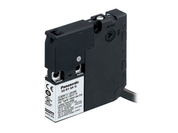 Ultra-slim safety door switch with solenoid interlock SG-B1  Panasonic Industry