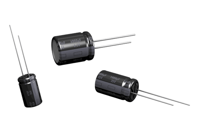 Aluminum electrolytic capacitors (Radial lead)