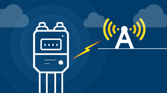 Smart Gas Meter Automatic Meter Reading Panaonic Industry